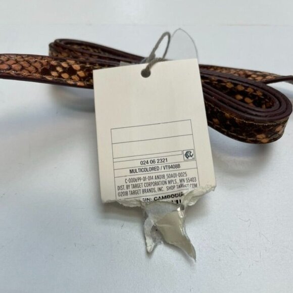 A New Day Faux Snakeskin Crossbody/Clutch Bag Adjustable Strap & Zip Closure - Picture 4 of 11